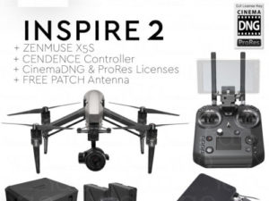 DJI INSPIRE 2 RAW LC3 + Cendence + X5S + Cinema DNG, ProRes + FREE PATCH Antenna